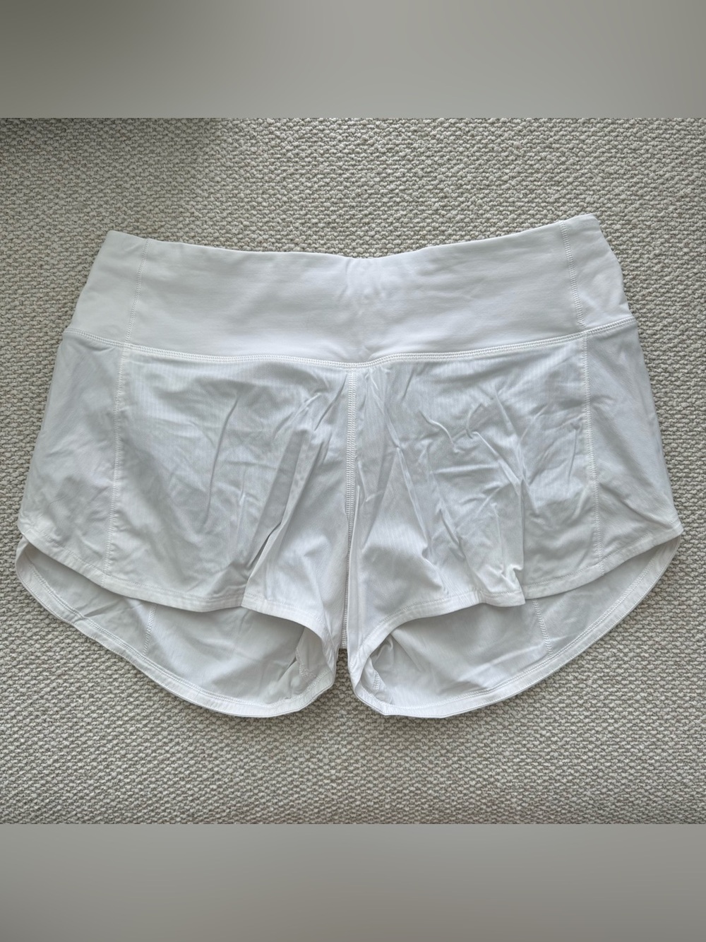 lululemon athletica White Women's Athletic Speed Shorts
